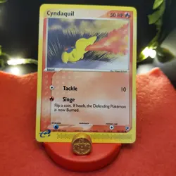 CYNDAQUIL 59/100 COMMON SANDSTORM POKEMON LP - Image 1