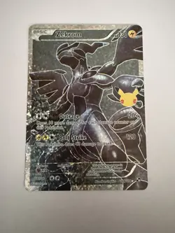 Pokemon Card Zekrom 114/114 Full Art Rare 25th Anniversary Celebrations NM - Image 1