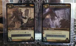 World of Warcraft TCG Loot Card - Landro Longshot & Thunderhead Hippogryph New + - Image 2