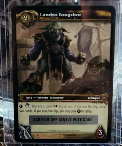 World of Warcraft TCG Loot Card - Landro Longshot & Thunderhead Hippogryph New + - Image 5