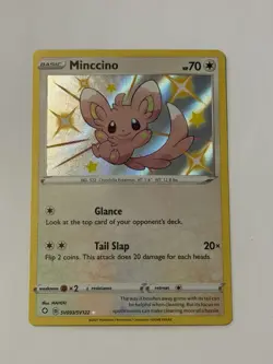 Minccino SV093/SV122 Shining Fates: Shiny Vault Holo - NM Pokemon TCG - Image 1