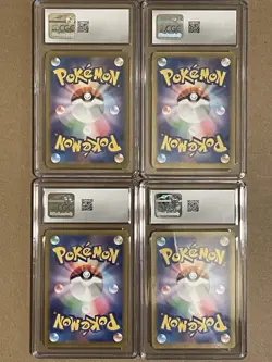 Pokemon TCG CGC Lot 4 Slabs 3 CGC 10 Gem Mint 1 9.5 Mint + Wobbuffet Art Rare - Image 2