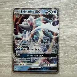 Primarina GX 42/149 Sun & Moon Ultra Rare Holo Pokemon Card - Image 1