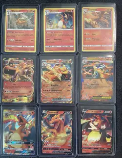 Pokemon 9 Charizard Holo Lot, Mega, V, GX, EX - Image 1