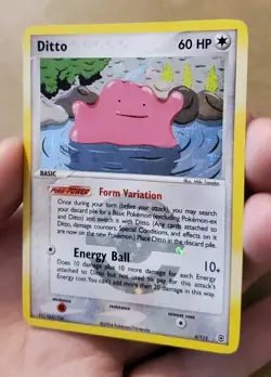 Ditto 4/112 FireRed & LeafGreen Reverse Holo Rare 2004 Pokemon TCG Trading Card - Image 1