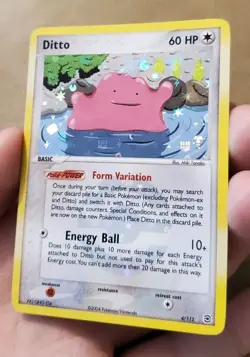 Ditto 4/112 FireRed & LeafGreen Reverse Holo Rare 2004 Pokemon TCG Trading Card - Image 2