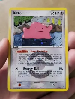 Ditto 4/112 FireRed & LeafGreen Reverse Holo Rare 2004 Pokemon TCG Trading Card - Image 3