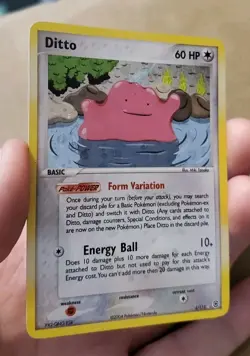 Ditto 4/112 FireRed & LeafGreen Reverse Holo Rare 2004 Pokemon TCG Trading Card - Image 4