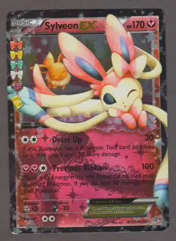 Sylveon EX Full Art RC21/RC32 Generations Radiant Collection 2016 Pokemon NM/VLP - Image 1