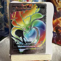 Malamar Rainbow Silver Foil Pokemon FAN ART Card - Image 1