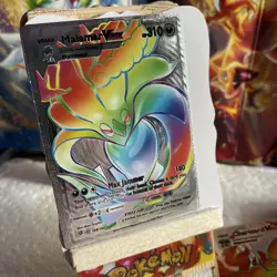 Malamar Rainbow Silver Foil Pokemon FAN ART Card - Image 2