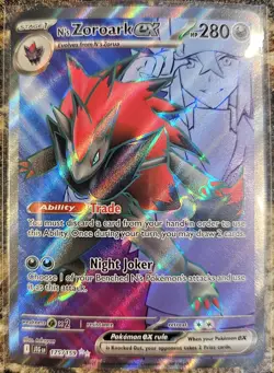 Pokemon Journey Together N's Zoroark Ex 175 NM or better - Image 1