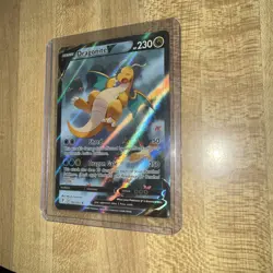 Pokemon Dragonite V Ultra Rare Alt Art Holo 192/203 SWSH07 Evolving Skies EN - Image 3
