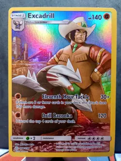 Pokemon TCG: Excadrill #246/236 SM Cosmic Eclipse Secret Rare Full Art - Image 1