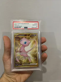 Pokemon Karte Mew EX 151 PSA 10 Englisch Full Art - Image 1