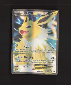 Jolteon EX 28a/83 Generations Full Art Ultra Rare Holo Pokemon Card DMG - Image 1