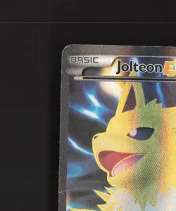 Jolteon EX 28a/83 Generations Full Art Ultra Rare Holo Pokemon Card DMG - Image 3