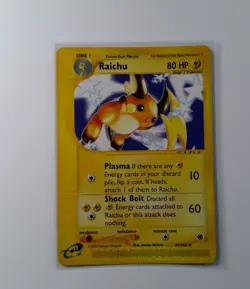 Pokemon TCG Expedition Base Set Raichu 61/165 Non Holo Rare Near Mint - Image 1