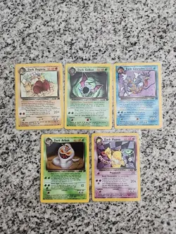 Pokemon Team Rocket Holo Card Lot - Image 1