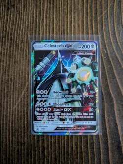 2017 Pokemon Sun & Moon Ultra Beast Celesteela GX SM67 Promo. Very Rare. Nm+ - Image 1