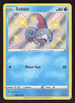 Sobble SV025/SV122 Pokemon TCG Shining Fates: Shiny Vault NM - Image 1