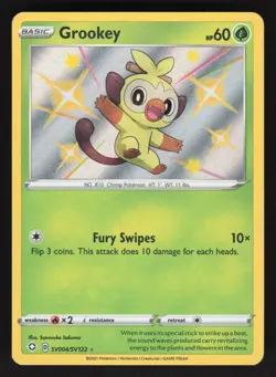 Grookey SV004/SV122 Pokemon TCG Shining Fates: Shiny Vault NM - Image 1