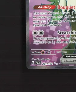 Meowscarada ex 231/193 Paldea Evolved Full Art Ultra Rare Holo Pokemon Card NM - Image 5