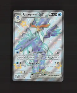 Quaquaval ex SVP 084 Scarlet & Violet Full Art Black Star Promo Pokemon Card NM - Image 1