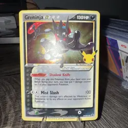 Pokemon Greninja Gold Star Celebrations Black Star Promo SWSH144 - Image 4