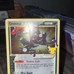 Pokemon Greninja Gold Star Celebrations Black Star Promo SWSH144 - Image 5