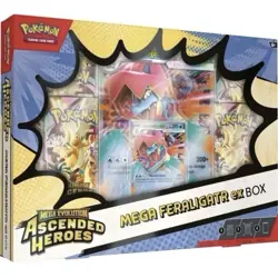 Pokemon TCG Ascended Heroes Mega Feraligatr EX Factory Sealed - Image 1