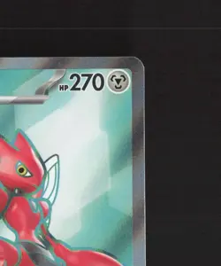 Scizor ex 195/162 Temporal Forces Full Art Ultra Rare Holo Pokemon Card NM - Image 4