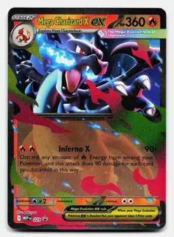 MEGA CHARIZARD X EX - 029 ME: MEGA EVOLUTION PROMO 029 NM P POKEMON - Image 2