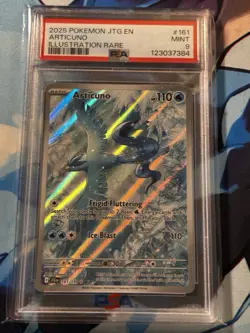 Articuno PSA Mint 9 2025 Pokemon Illustration Rare Journey Together #161 - Image 1