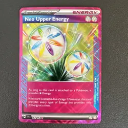 TCG Pokemon Neo Upper Energy ACE SPEC Rare Special Energy Holo SV05 162/162 - NM - Image 1