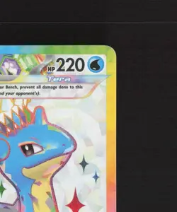 Lapras ex 158/142 Stellar Crown Full Art Ultra Rare Holo Pokemon Card NM - Image 4