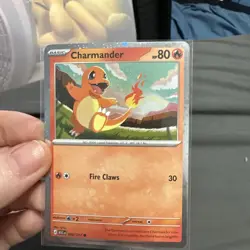 Charmander 020/217 Cosmos Holo ONE COSMOS SWIRL! Ascended Heroes Pokemon TCG NM - Image 1