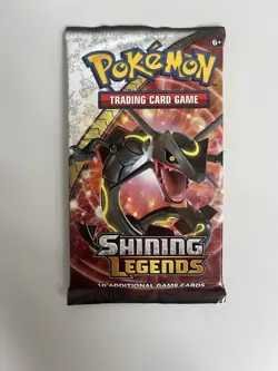 Pokemon Shining Legends Booster Pack Rayquaza Art Factory Sealed - Image 1