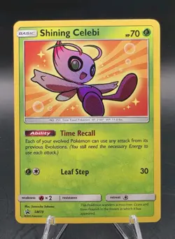 2017 Pokemon Black Star Promo Shining Celebi #SM79 - Image 1