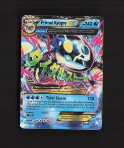Primal Kyogre EX 55/160 Primal Clash Ultra Rare Holo Pokemon Card LP - Image 1