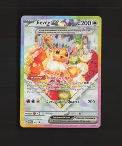 Eevee ex SVP 174 Scarlet & Violet Full Art Black Star Promo Holo Pokemon Card NM - Image 1