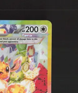 Eevee ex SVP 174 Scarlet & Violet Full Art Black Star Promo Holo Pokemon Card NM - Image 4