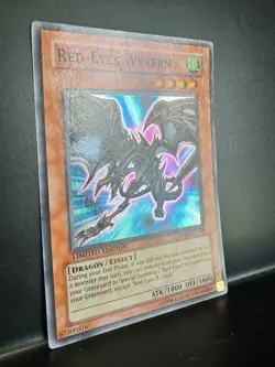 Yu-Gi-Oh! YuGiOh Red-Eyes Wyvern ANPR-ENSE2 Limited Edition LP - Image 2