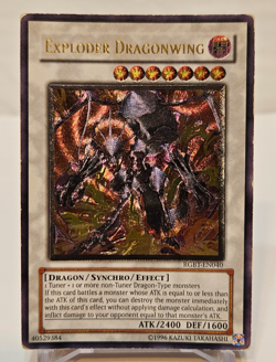 Ultimate Rare Exploder Dragonwing RGBT-EN040 Unlimited Yugioh 1455 - Image 1
