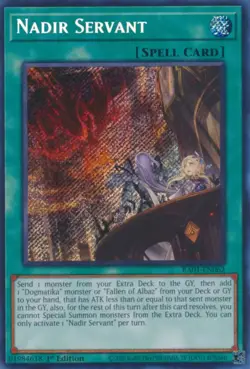 Nadir Servant RA01-EN062 1st Secret Rare NM Yu-Gi-Oh! DNA GAMES - Image 1