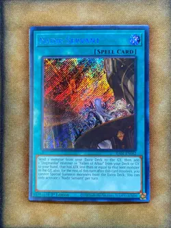 Yugioh Nadir Servant RA01-EN062 Secret Rare 1st Ed NM - Image 1