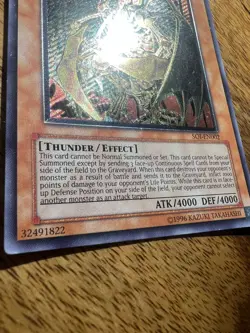 Yugioh Hamon Lord Of Striking Thunder - SOI- EN002 - Ultimate Rare NM - SEE PICS - Image 2