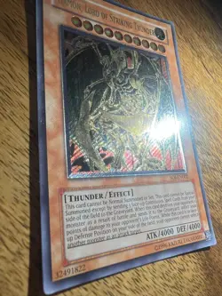 Yugioh Hamon Lord Of Striking Thunder - SOI- EN002 - Ultimate Rare NM - SEE PICS - Image 5