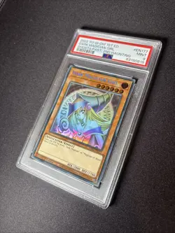 PSA 9 MINT Dark Magician Girl GFP2-EN177 1st Edition Ghost Rare Yugioh Card - Image 1
