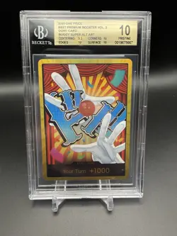 2025 ONE PIECE PRB02-PREMIUM BOOSTER BUGGY-GOLD DON!! CARD BGS 10 - Image 1